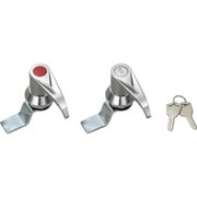スガツネ工業 L型ハンドル MS306型 鍵穴シャッター付 （140-010-983） 1個 MS306-2-A