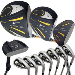 WE-5Z（ブラック） クラブセット 11本セット 1W/3W/UT（21°）/5I～9I/PW/SW/パター キャディーバック無し （S） 2019年モデル [ゴルフクラブセット]