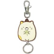 すみっコぐらし ねこのきょうだい ラバーリールキーホルダー ねこ [キャラクターグッズ]