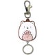 すみっコぐらし ねこのきょうだい ラバーリールキーホルダー しろくま [キャラクターグッズ]
