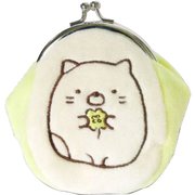 すみっコぐらし ねこのきょうだい モフモフがまぐちポーチ ねこ [キャラクターグッズ]