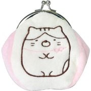 すみっコぐらし ねこのきょうだい モフモフがまぐちポーチ ねこ(トラ) [キャラクターグッズ]