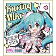 初音ミク レーシングver.2019 ミニ色紙 3 [キャラクターグッズ]