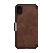 iPhone XS Max レザーフォリオケース Symmetryシリーズ Espresso 77-60698