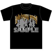 BanG Dream！ガールズバンドパーティ！箔プリントTシャツ ハロー、ハッピーワールド！ M [キャラクターグッズ]