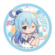 映画 この素晴らしい世界に祝福を！紅伝説 ぷかっしゅ缶バッチ 映画 この素晴らしい世界に祝福を！紅伝説 水着ver. アクア [キャラクターグッズ]