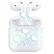 AirPods/AirPods2019用スキンシール パステルフラワー
