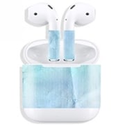 AirPods/AirPods2019用スキンシール スカイブルー