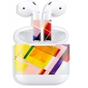 AirPods/AirPods2019用スキンシール カラータイル