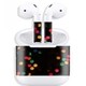 AirPods/AirPods2019用スキンシール カラーライト