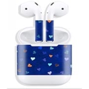 AirPods/AirPods2019用スキンシール ブルーハート