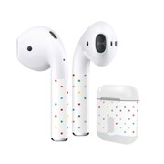 Air Pods/Air Pods2019用スキンシール ドットWH