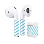 Air Pods/Air Pods2019用スキンシール ストライプBL