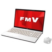 ノートパソコン LIFEBOOK AHシリーズ/15.6型ワイド/Corei7-8565U/メモリ 8GB/SSD 256GB/Blu-rayドライブ/Windows 10 Home 64ビット/Office Home and Business 2019/プレミアムホワイト/ヨドバシカメラオリジナルモデル FMVA55D1WC