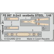 EDUFE997 Il-2m3 シートベルト ステンレス製 タミヤ用 [1/48スケール ZOOMスケール エッチングパーツシリーズ]