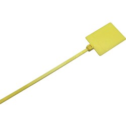パンドウイット 旗型タイプナイロン結束バンド 黄 (1000本入) PLF1MA-M4Y