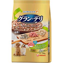 グラン・デリ カリカリ仕立て 成犬用 低脂肪味わいビーフ入りセレクト -脂肪分約25％カット- 700g