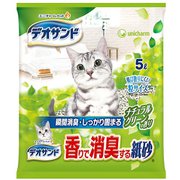 デオサンド 香りで消臭する紙砂 ナチュラルグリーンの香り [猫用トイレ・衛生用品]