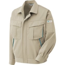 RC [ミドリ安全 エコ帯電防止 男女ペアブルゾン ベージュ LL]