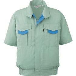 RCS [ミドリ安全 春夏 エコ帯電防止 半袖ブルゾン グリーン 5L]