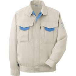 RCS [ミドリ安全 春夏 エコ帯電防止 長袖ブルゾン アイボリー S]