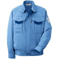 RCS [ミドリ安全 春夏 エコ帯電防止 長袖ブルゾン ブルー 4L]