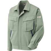 RCS [ミドリ安全 春夏 エコ帯電防止 男女ペア長袖ブルゾン アースグリーン L]