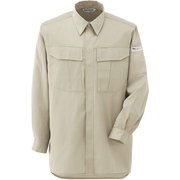 RCS [ミドリ安全 春夏 エコ帯電防止 男女ペア長袖シャツ ベージュ M]