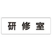 RS1-77 [ユニット 室名表示板 研修室 アクリル(白) 50×150×2厚]