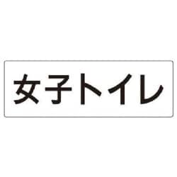 RS2-11 [ユニット 室名表示板 女子トイレ アクリル(白) 80×240×3厚]