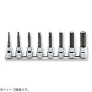 RS3015M/8-L100 [コーケン 9.5mm差込 ヘックスソケット(グリップリング)レールセット 8ヶ組]