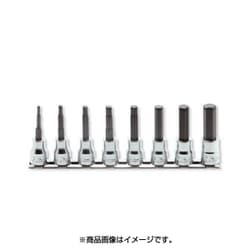 RS3015M/8-L62 [コーケン 9.5mm差込 ヘックスソケット(グリップリング)レールセット 8ヶ組]