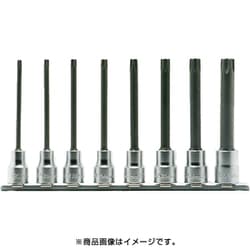 RS3025/8-L100R [コーケン 9.5mm差込 トルクスビットソケット(丸軸)レールセット 8ヶ組]