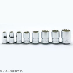 RS4400W/8 [コーケン 12.7mm差込 6角BSWソケット(英国規格)レールセット 8ヶ組]