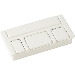 スガツネ工業 配線孔キャップ S1015-51型 （210-031-823） 1個 S1015-51W