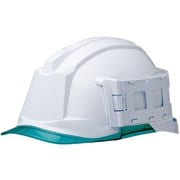 SC-19PCL-ID-RA3-ALPHA-W/GN [ミドリ安全 IDケース付ヘルメット SC-19PCL-ID RA3 α ホワイト/グリーン]