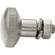 スガツネ工業 ローレットつまみ (100-010-160) 1個 SRT-L6-10S