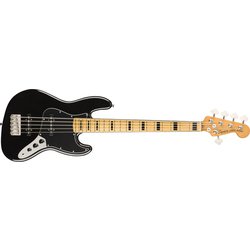 エレキベース Classic Vibe '70s Jazz Bass（R） V, Maple Fingerboard, Black
