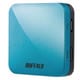 Wi-Fiルーター AirStation（エアステーション） Wi-Fi 5（11ac）対応 433＋150Mbps トラベルルーター（ホテル用） ターコイズブルー WMR-433W2-TB