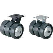 SUG-31-KP3408-PD [スガツネ工業 重量用キングピンレスキャスター 三輪プレートタイプ （200-025-058） 1個]