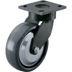 スガツネ工業 重量用キャスター 単輪プレートタイプ （200-025-081） 1個 SUG-31-KP-404-PSE