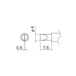 T11-D4 [白光 こて先 4D型]