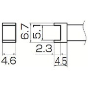 T12-1001 [白光 こて先 トンネル 5.1mmX4.6mm]