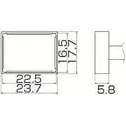 T12-1206 [白光 こて先 クワッド 22.5mmX16.5mm]