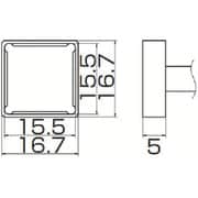 T12-1207 [白光 こて先 クワッド 15.5mmX15.5mm]