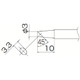 T13-BCF3 [白光 こて先 3BC型 面のみ]