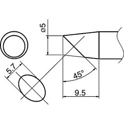 白光 こて先/SSBC5型 T33-SSBC5