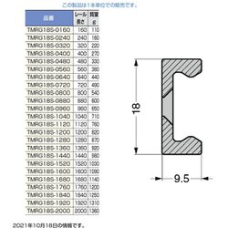 ヨドバシ.com - スガツネ工業 TMRG18S-1840 [スガツネ工業 重量用