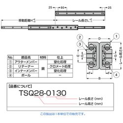 ヨドバシ.com - スガツネ工業 TSQ28-0530 [スガツネ工業 重量用