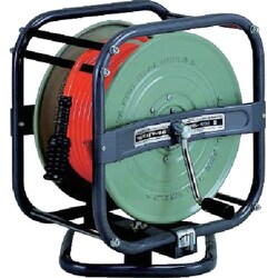 ハタヤ ウレタンエヤーリール 48+2mφ8.5 ポリウレタンホース 回転台付 UCL-503B